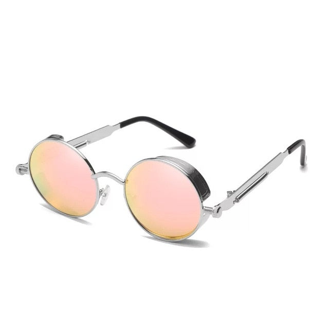 Round Retro Cool Shades. "Rodeo Rider" Sunglasses. Polarized lens. WickedYo